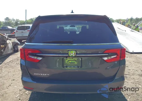 2021 Honda Odyssey Ex-L from USA, damaged, VIN 5FNRL6H71MB019599